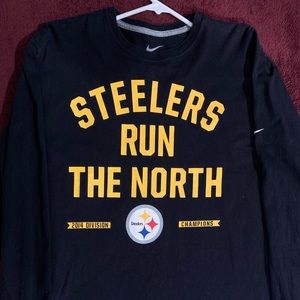 PITTSBURGH STEELERS LONG SLEEVE ( UNISEX LARGE )
